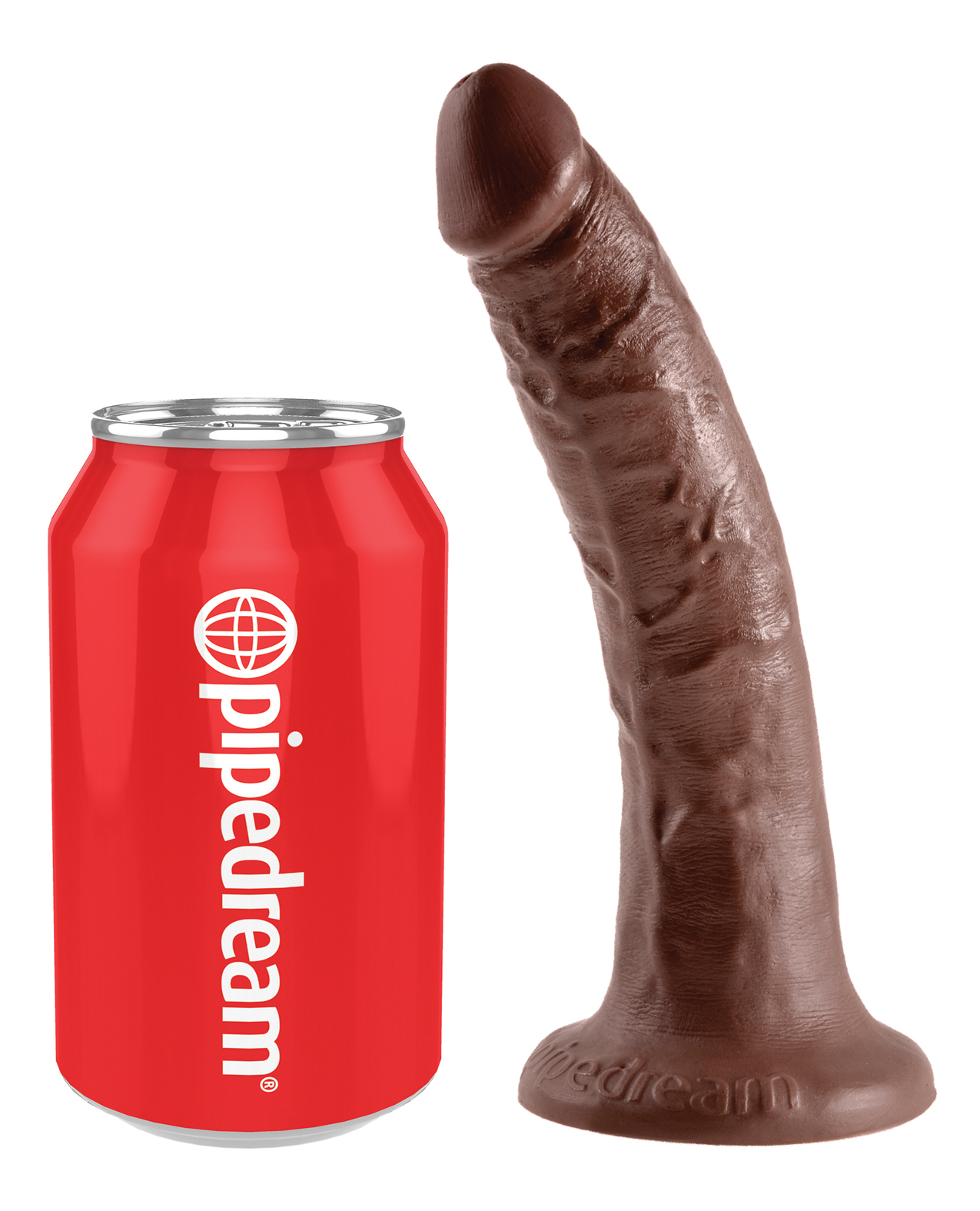 King Cock 7" Cock - Brown for sale