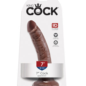 Shop King Cock 7" Cock - Brown online