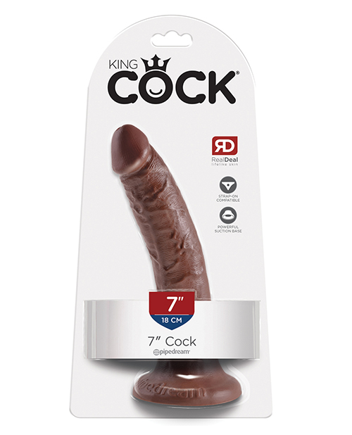 Shop King Cock 7" Cock - Brown online