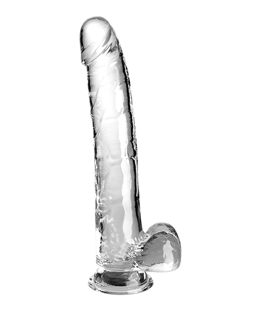 Order King Cock Clear 11" Cock w/Balls - Clear online