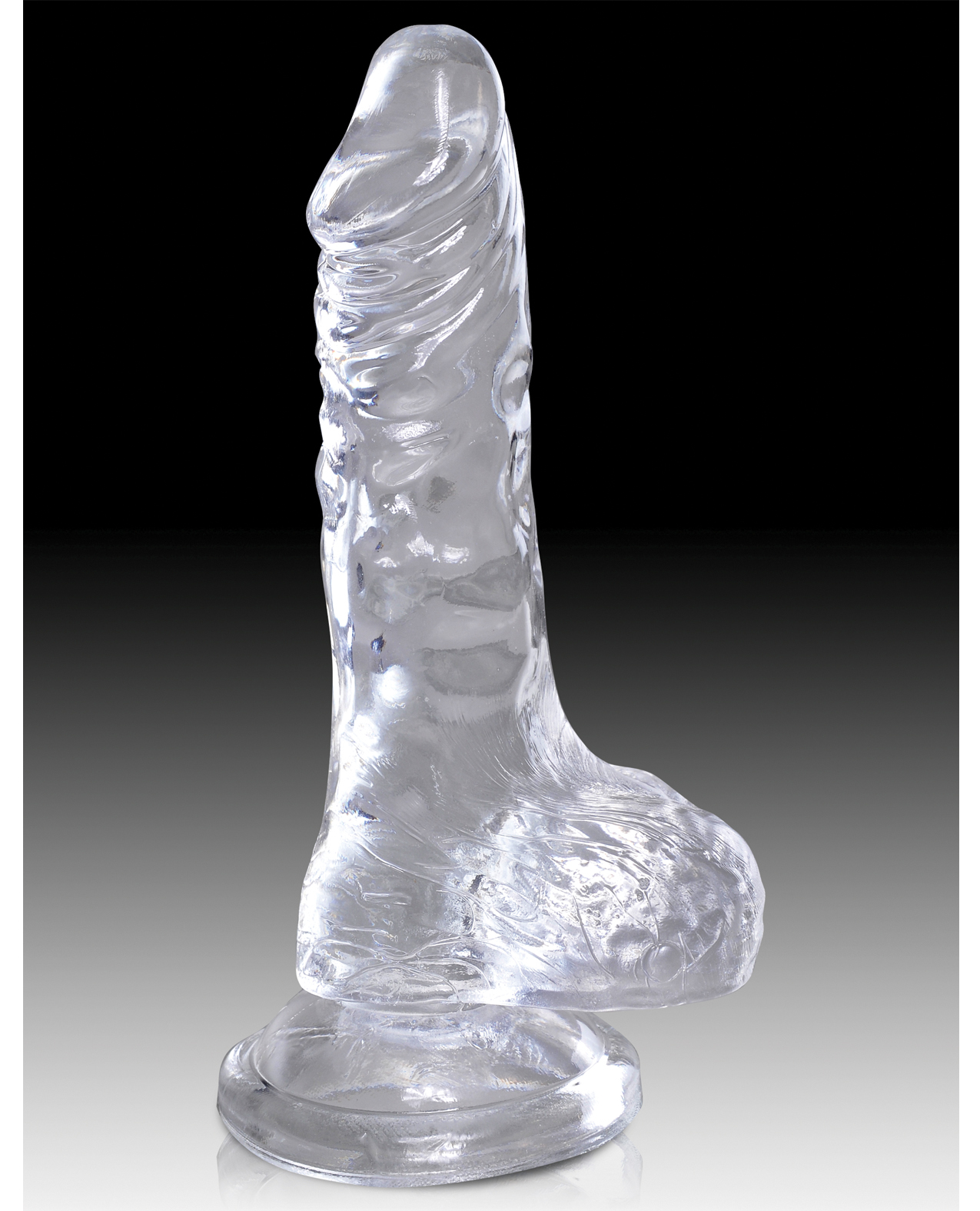 Order King Cock Clear 4" Cock w/Balls online