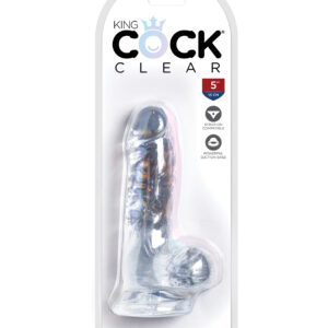 Shop King Cock Clear 5" Cock w/Balls online