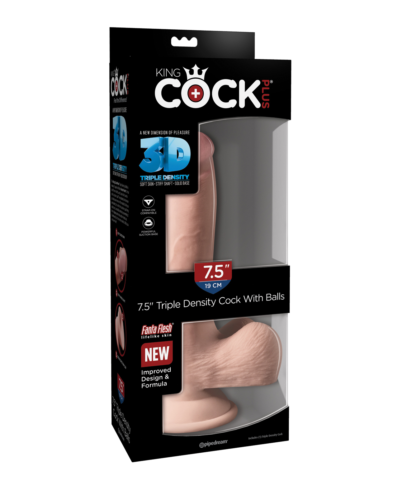 Shop King Cock Plus 7.5" Triple Density Cock w/Balls online