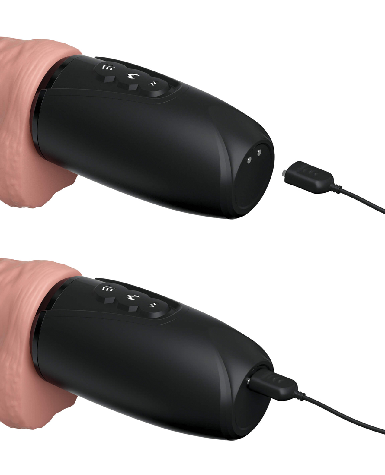 Warming & Vibrating 6.5" Triple Threat Dong online