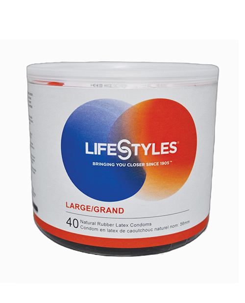 Shop Lifestyles Large Condoms - Bowl of 40 online