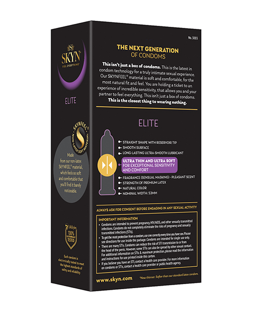 Order Lifestyles SKYN Elite Ultra Thin Condoms - Pack of 12 online