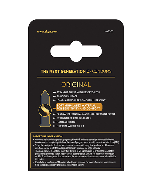 Lifestyles SKYN Original Condoms - Box of 3 for sale
