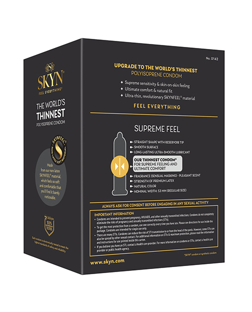 Order Lifestyles SKYN Supreme Feel Condoms - Pack of 20 online