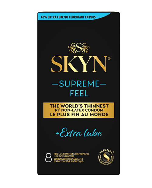 Shop Lifestyles SKYN Supreme Feel Extra Lubrication Condoms - Box of 8 online