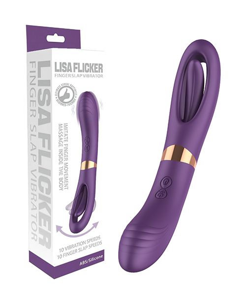 Shop Lisa Flicking G-Spot Vibrator - Purple online