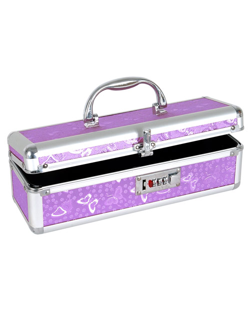 Shop Lockable Vibrator Case - Purple online