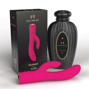 Shop Lola Milani Mystique Rabbit w/Black Bottle - Fuchsia online