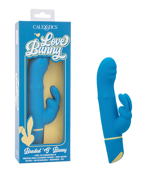 Shop Love Bunny Beaded "G" Bunny - Blue online