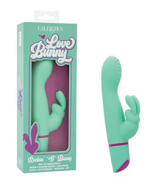 Shop Love Bunny Rockin "G" Bunny - Turquoise online
