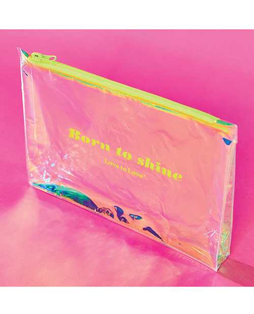 Order Love to Love Born to Shine Pouch - Acid Yellow online