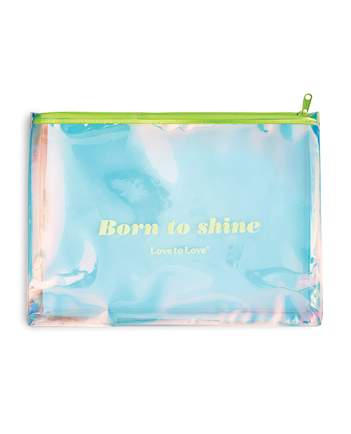 Shop Love to Love Born to Shine Pouch - Acid Yellow online