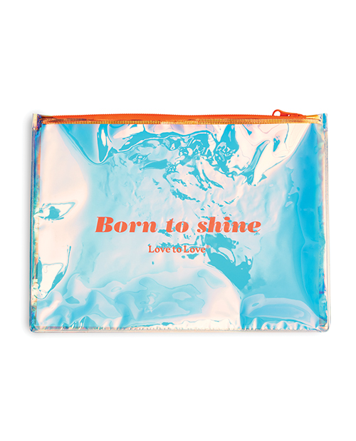 Shop Love to Love Born to Shine Pouch - Vivid Orange online