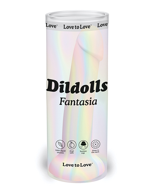Shop Love to Love Curved Suction Cup Dildolls Fantasia - Asst Colors online