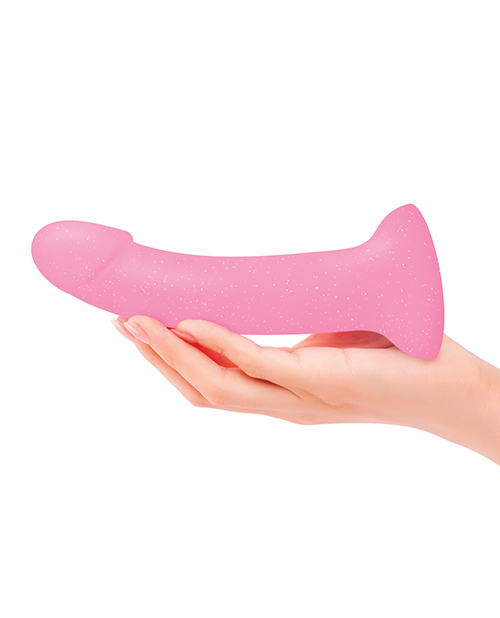 Buy Love to Love Love to Love Curved Suction Cup Dildolls Glitzy - Glitter Pink