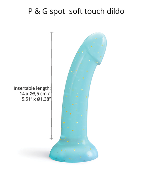 Love to Love Curved Suction Cup Dildolls Nightfall - Blue for sale