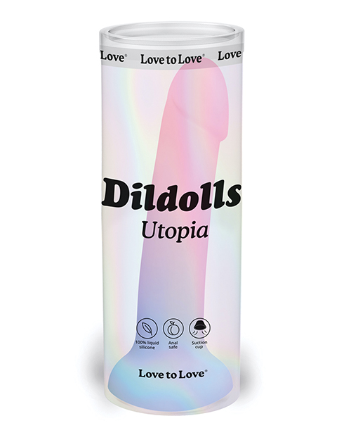 Shop Love to Love Curved Suction Cup Dildolls Utopia - Asst Colors online