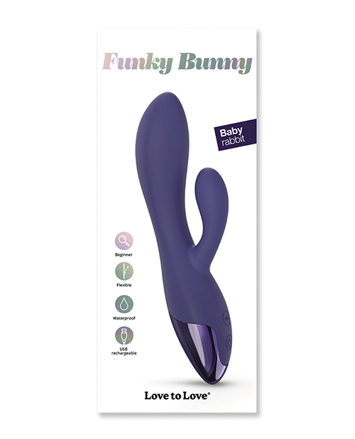Shop Love to Love Funky Bunny Small Rabbit - Midnight Indigo online