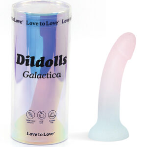 Shop Love to Love Silicone Dildolls Galactica - Unicorn Color w/Glitter online