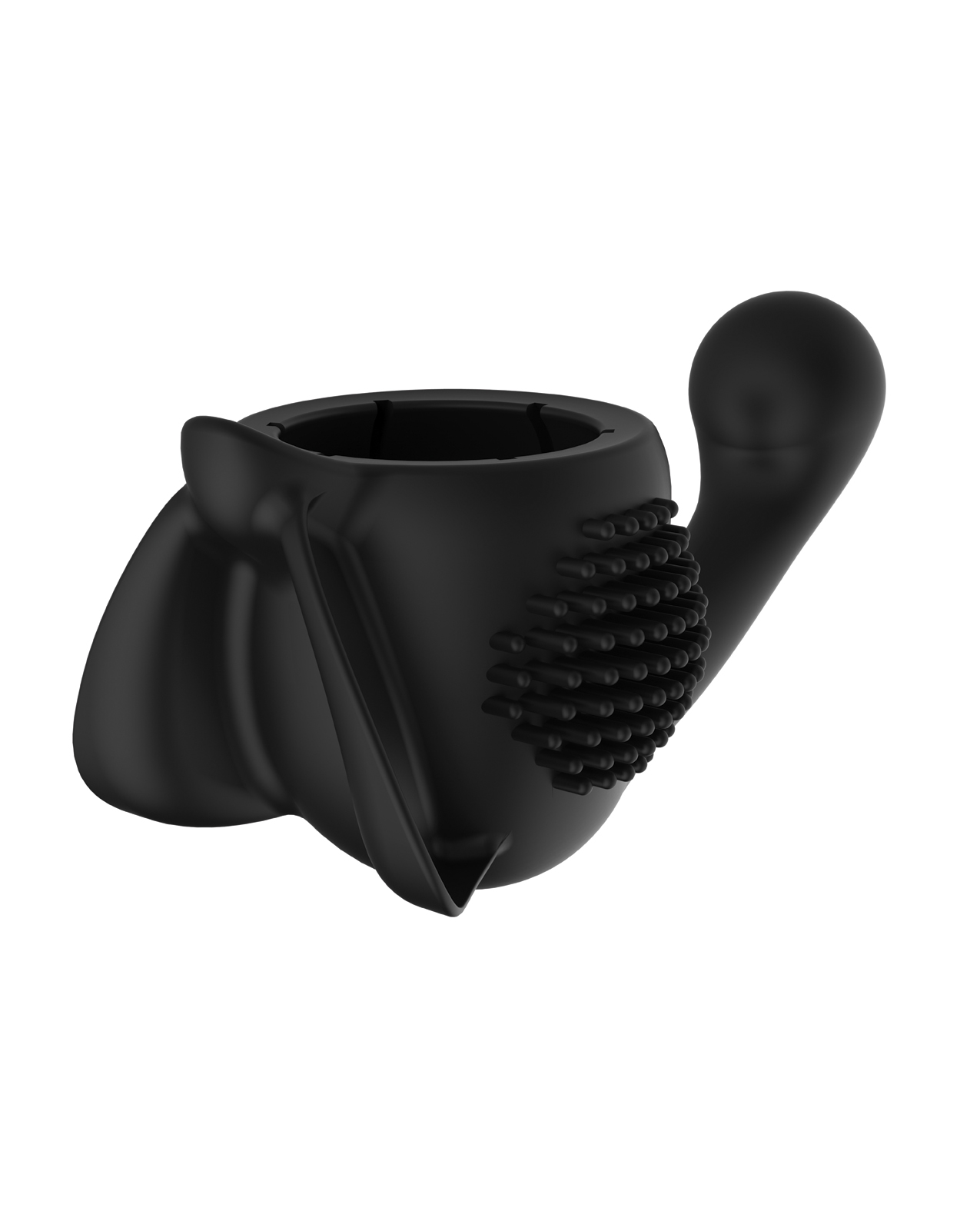 Lovense Domi Flexible Rechargeable Mini Wand Female Attachment - Black for sale