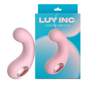 Shop Luv Inc. Curved Vibrator - Light Pink online