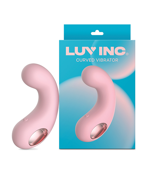 Shop Luv Inc. Curved Vibrator - Light Pink online