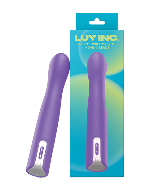Shop Luv Inc. G-Spot Vibrator w/Moving Beads - Purple online