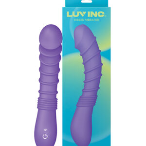 Shop Luv Inc. Ribbed G-Spot Vibrator - Purple online