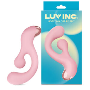 Shop Luv Inc. Rotating Orb rabbit - Light Pink online