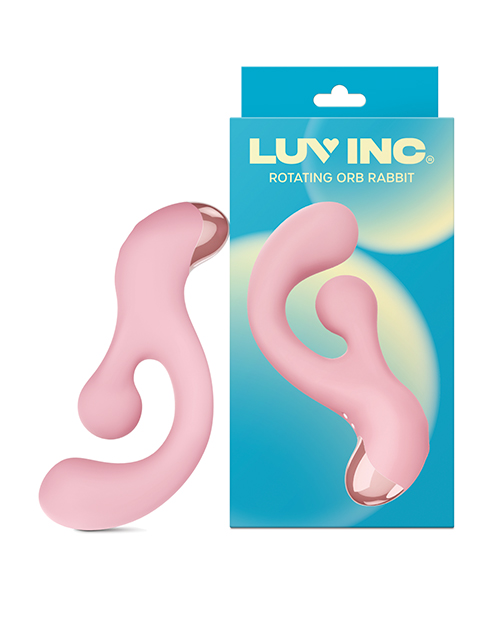 Shop Luv Inc. Rotating Orb rabbit - Light Pink online