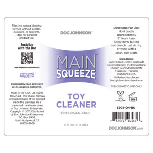 Order Main Squeeze Toy Cleaner - 4 oz online