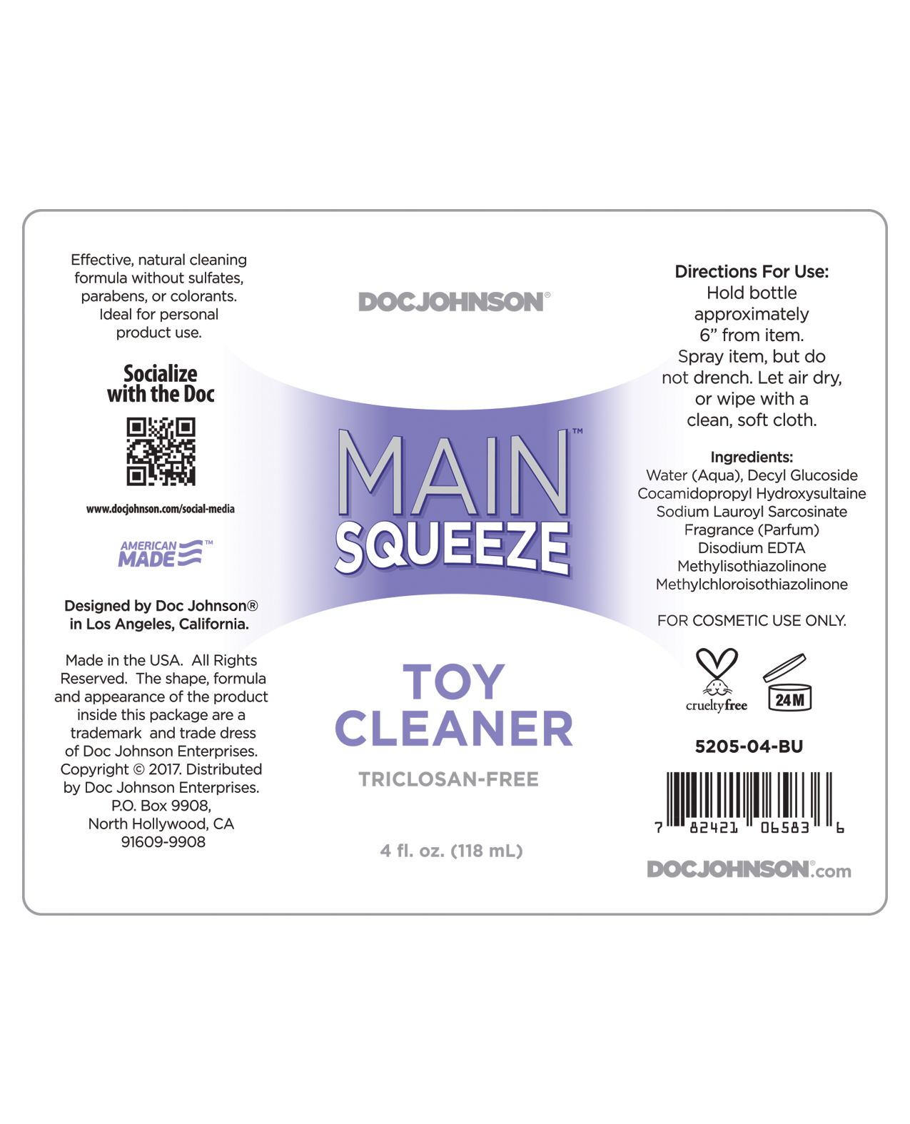 Order Main Squeeze Toy Cleaner - 4 oz online