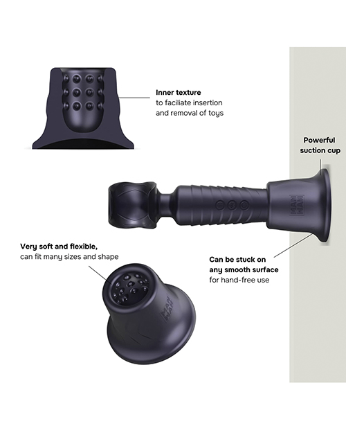 Order Manwan Holden Suction Cup Wand Holder - Black Plum online