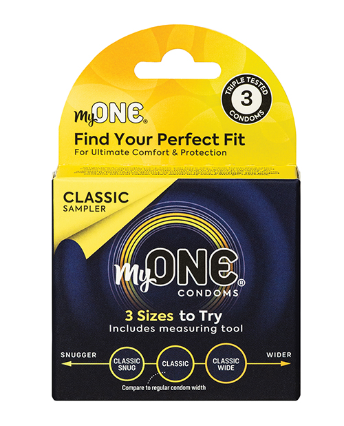 Shop My One Classic Sampler Condoms - Pack of 3 online