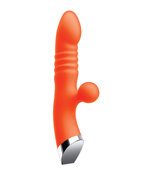 Order Nasstoys Intruder Thrusting Pleasure Vibe - Tangerine online