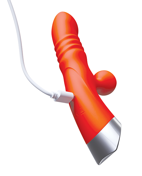 Buy Nasstoys Nasstoys Intruder Thrusting Pleasure Vibe - Tangerine