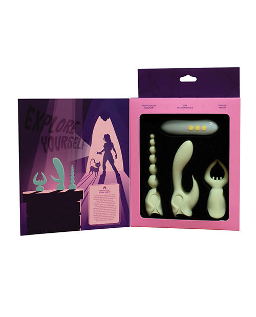 Buy Like A Kitten Natalie's Toy Box Pleasure Hunter 3 pc Kit - Mint