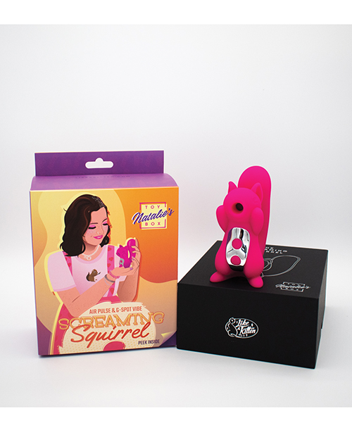 Buy Like A Kitten Natalie's Toy Box Screaming Squirrel Pulsing and Vibrating - Hot Pink