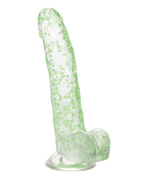 Naughty Bits I Leaf Dick Glow In The Dark Weed Leaf Dildo for sale