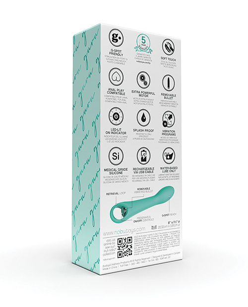 Buy Nobu Essentials Guru Removable Bullet G Spot Vibe - Turquoise