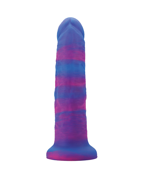 Nobu Rainbow 8" Dildo w/Suction Cup - Cosmic for sale