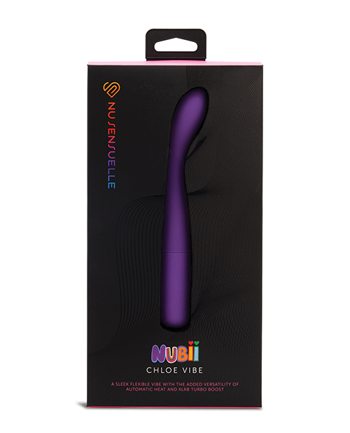 Shop nu sensuelle chloe nubii g-spot vibe w/turbo & heat - purple online