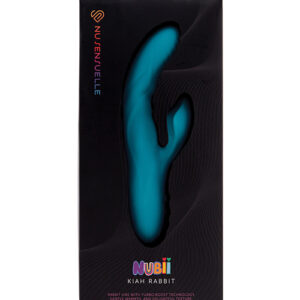 Shop Nu Sensuelle Nubii Kiah Turbo Boost & Heating Dual Stim Rabbit - Blue online