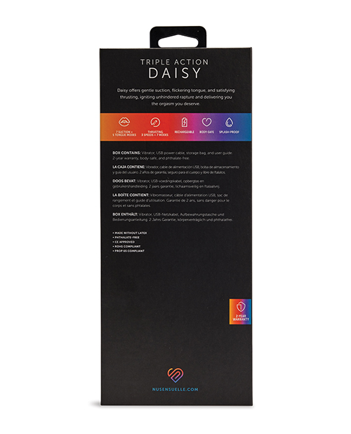 Buy Nu Sensuelle Triple Action Daisy - Neon Blue