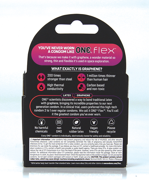 One Flex Ultra-Thin Condoms - Pack of 3 for sale