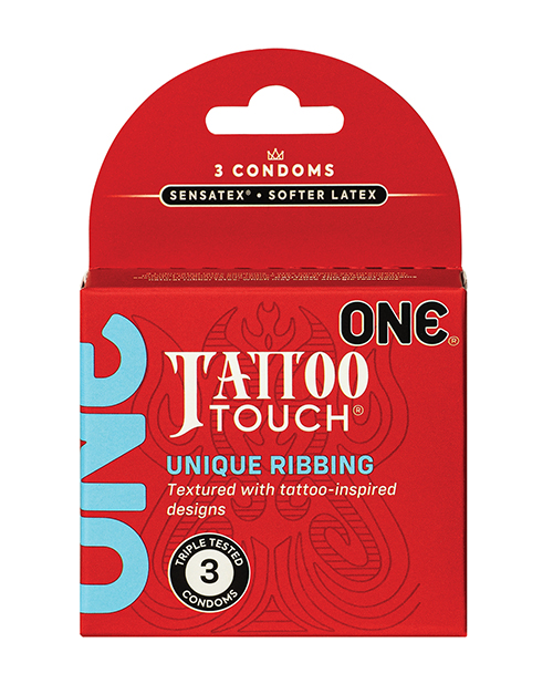Shop One Tattoo Touch Condoms - Pack of 3 online